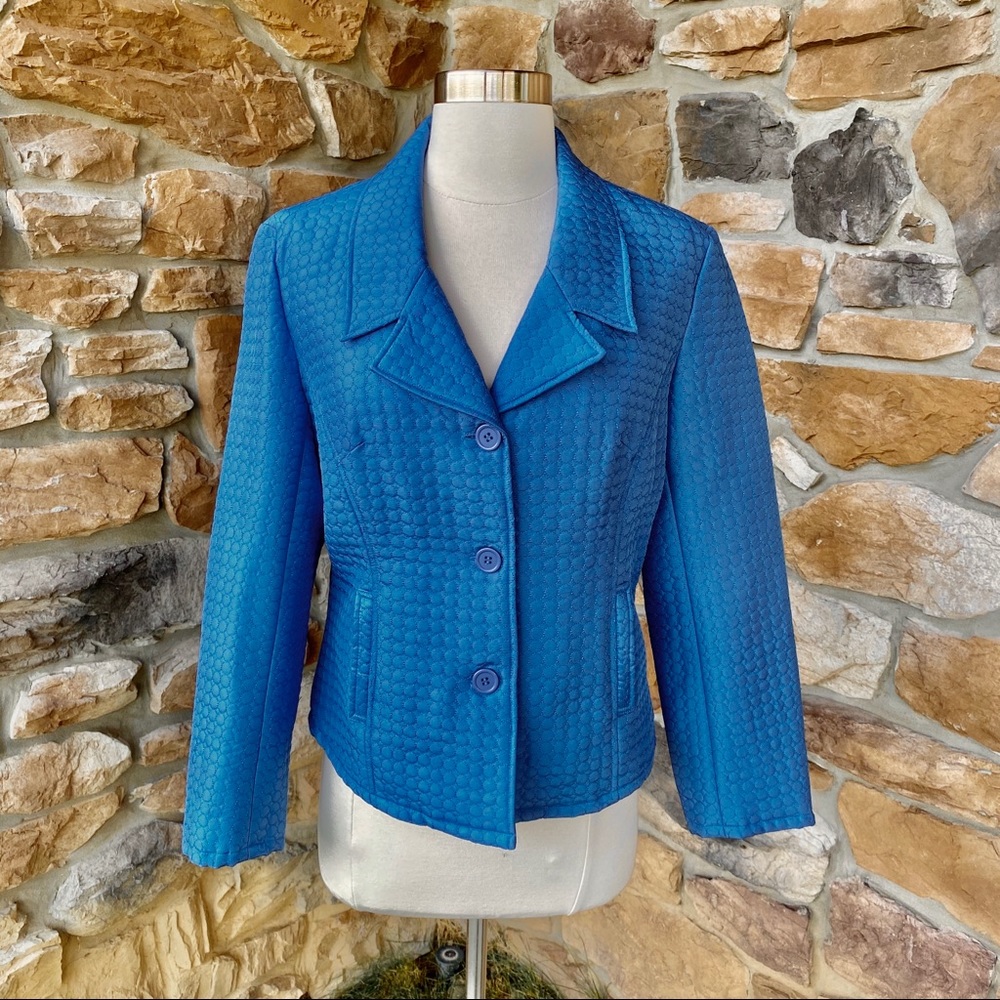 Silkland Petite Quilted Silk Jacket - Picture 3 of 15